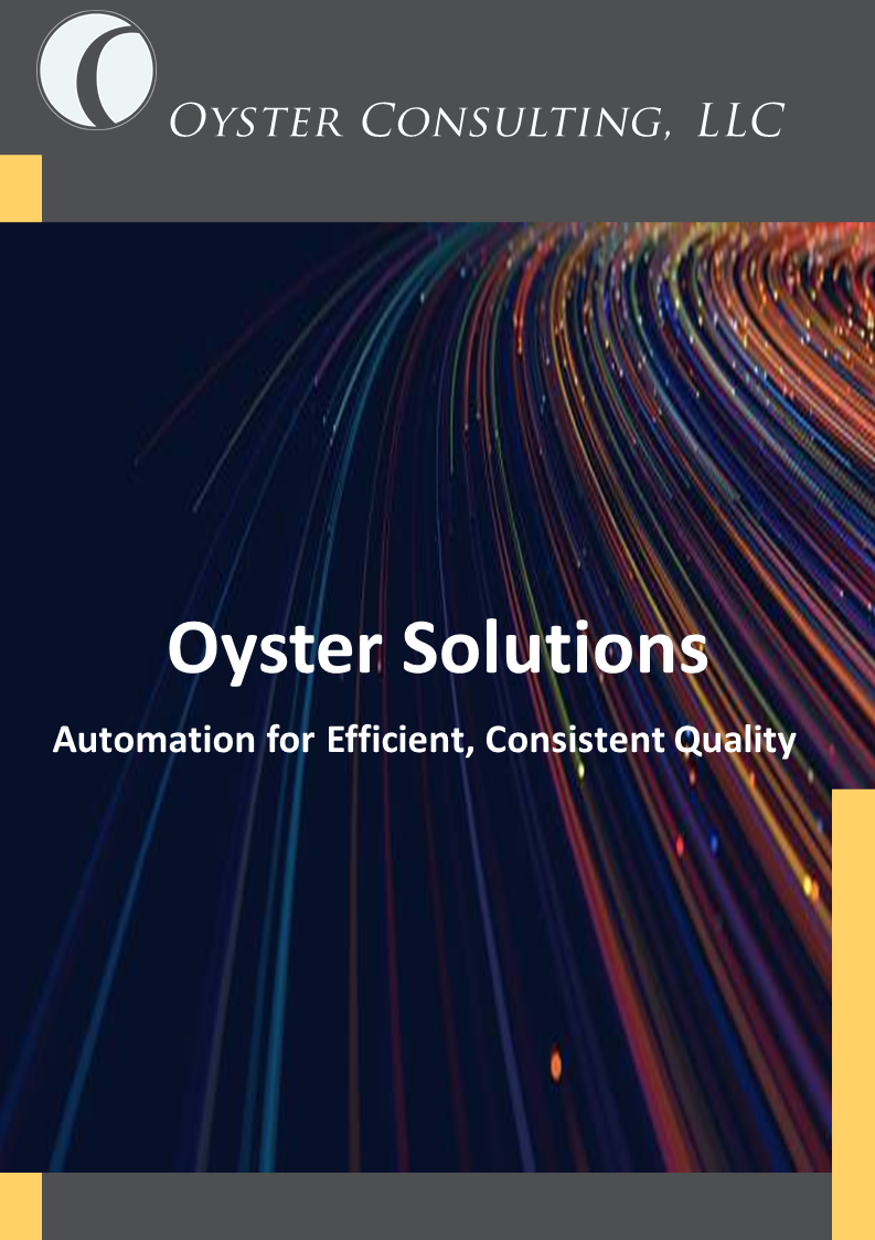 Oyster Solutions eBook cover